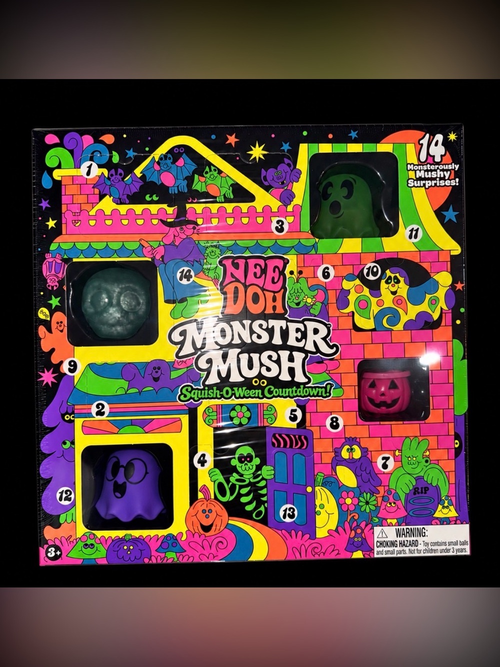 *BRAND NEW* NeeDoh MONSTER MUSH SQUISH-O-WEEN COUNT DOWN 🎃 👻